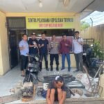 Tertangkap Usai Curi Mesin dan Kabel, Warga Bengkulu Tengah Ditahan Polsek Ratu Agung.