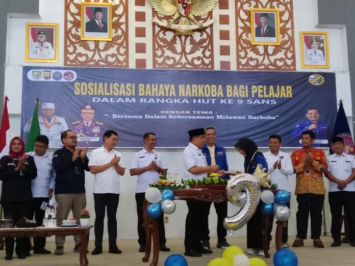 IMG_20250521_101410 Satgas Anti Narkoba Sekolah (SANS) Provinsi Bengkulu merayakan Hari Ulang Tahun (HUT) ke-9 di Gedung Serba Guna Pemerintah Provinsi Bengkulu, Rabu (21/5).