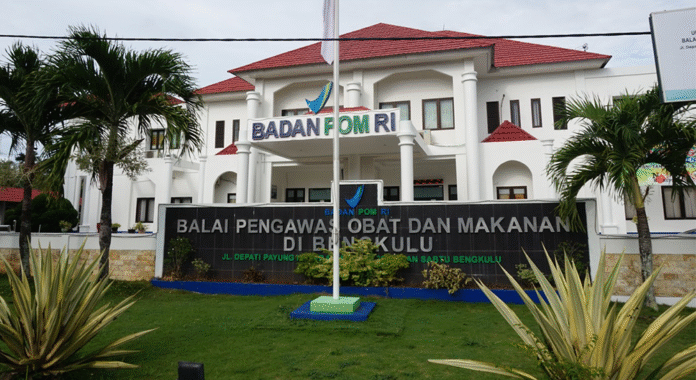Kantor Balai POM di Bengkulu.