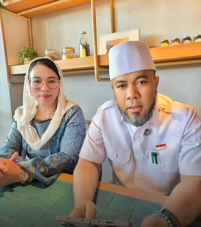 Senator Destita Khairilisani dan Gubernur Bengkulu Helmi Hasan.