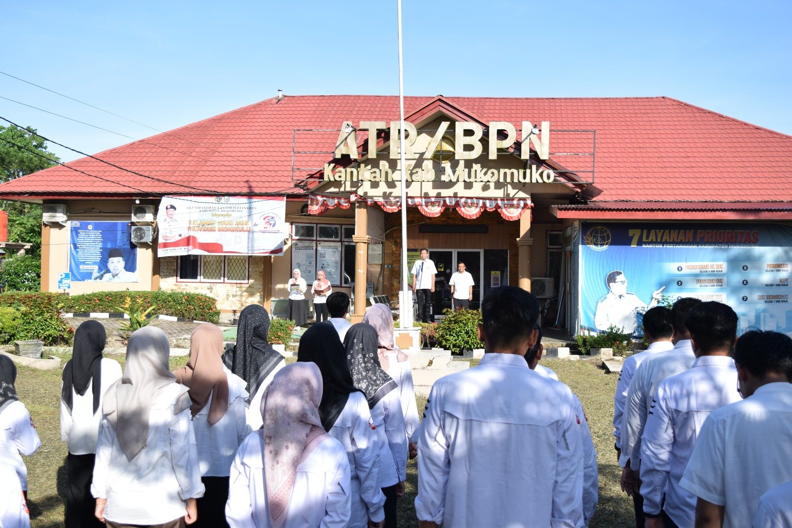 Kantor Pertanahan Mukomuko Ikuti Monitoring dan Evaluasi PDDM se-Provinsi Bengkulu