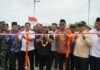 Bupati Teddy Rahman Dampingi Gubernur Resmikan Jembatan Air Matan Tuntas