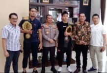 Kapolresta Bengkulu Apresiasi Prestasi Dua Petarung MMA di Ajang UFC