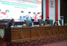 Wagub Bengkulu Terima Rekomendasi DPRD atas LKPJ Gubernur 2025