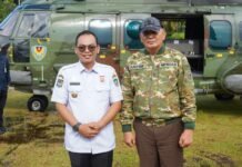 Bupati Teddy Rahman Antar Kepulangan Menhan, Perkuat Sinergi Ketahanan Pangan di Seluma