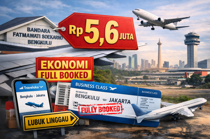 Bengkulu to Jakarta flight costs