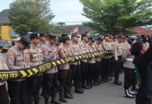 Polda-Polresta Bengkulu Laksanakan Pengamanan Maksimal Aksi Unjuk Rasa Cipayung di DPRD Provinsi