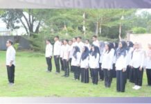 Apel Pagi, Kantor Pertanahan Mukomuko Perkuat Disiplin dan Integritas Pegawai