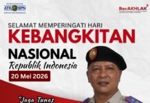 Kepala Kantor Pertanahan Mukomuko Ucapkan Selamat Hari Kebangkitan Nasional ke-118