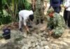 Wabup Gustianto Ground Breaking Jembatan Perintis Garuda di Padang Merbau