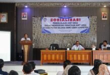 Sekda Seluma Buka Sosialisasi Pengelolaan Aset Desa untuk Mewujudkan Tata Kelola yang Kompeten