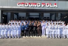 54 Anggota Paskibraka Bengkulu Tahun 2025 Resmi Akhiri Masa Tugas