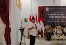 Seminar Inovasi Daerah, Erwan Ingatkan OPD Wajib Usulkan Inovasi untuk Wujudkan Program Teddy-Gustianto