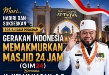 Gubernur Helmi Sosialisasikan Gerakan Indonesia Memakmurkan Masjid 24 Jam di Cirebon
