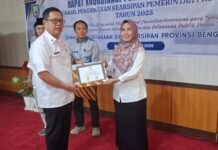 Bengkulu Tengah Raih Dua Penghargaan Kearsipan Tingkat Provinsi