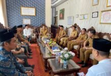 Bupati Bengkulu Tengah Terima Audiensi PCNU, Siap Lantik Pengurus