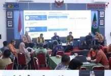 Kanwil BPN Provinsi Bengkulu Rapat Monitoring dan Evaluasi Kinerja Semester I 2026