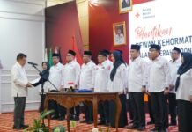 Jusuf Kalla Lantik Dewan Kehormatan dan Pengurus PMI Bengkulu Masa Bakti 2026–2031
