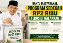 Program Sedekah Rp2 Ribu Terus Digalakkan, Bantu Warga Kurang Mampu di Kota Bengkulu