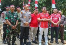Jembatan Merah Putih Presisi Diresmikan, Bupati Teddy Rahman Tekankan Gotong Royong