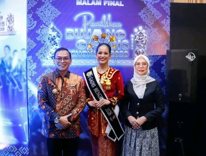 Dewika Wulandari Raih Wakil II Gadis Bengkulu 2026, Bupati Teddy Rahman Beri Dukungan Langsung