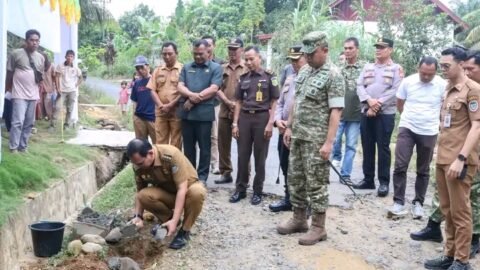 Bupati Teddy Rahman Dukung Pembangunan Jembatan Garuda Tahap VII
