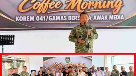 Danrem 041/Gamas Ajak Media Perkuat Sinergi, Soroti Akurasi Berita dan Sampaikan Progres 565 Koperasi Merah Putih