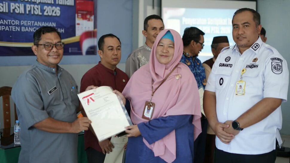 PTSL Permudah Warga Bangka Tengah Urus Sertipikat Tanah, Dua Warga Akui Tak Dipungut Biaya