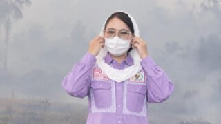 Respons Pembelajaran Jarak Jauh Dampak Kabut Asap, Senator Destita Imbau Masyarakat Pakai Masker dan Tak Bakar Lahan