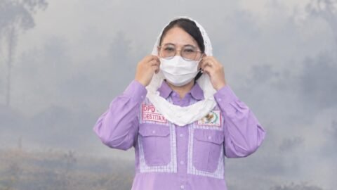 Respons Pembelajaran Jarak Jauh Dampak Kabut Asap, Senator Destita Imbau Masyarakat Pakai Masker dan Tak Bakar Lahan